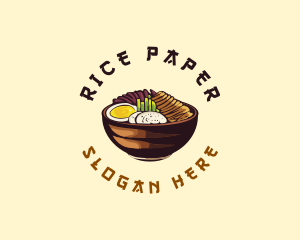 Korean Asian Food logo design