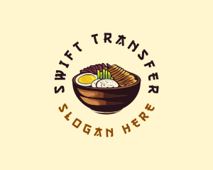 Korean Asian Food logo design