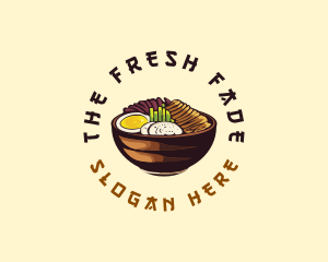 Korean Asian Food logo design