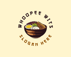 Korean Asian Food logo design