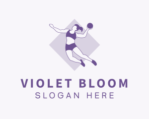 Violet Basketball Dunk logo