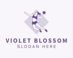 Violet Basketball Dunk logo