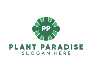 Natural Plant Landscaping  logo design