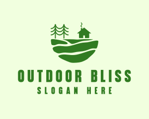 Campsite Outdoor Adventure logo design