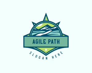 Mountain Path Location logo design