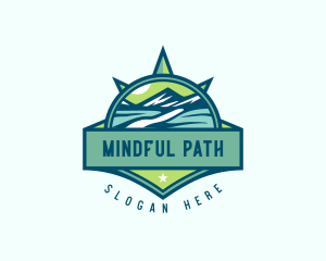 Mountain Path Location logo design