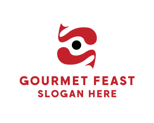 Gourmet Fish Restaurant logo design