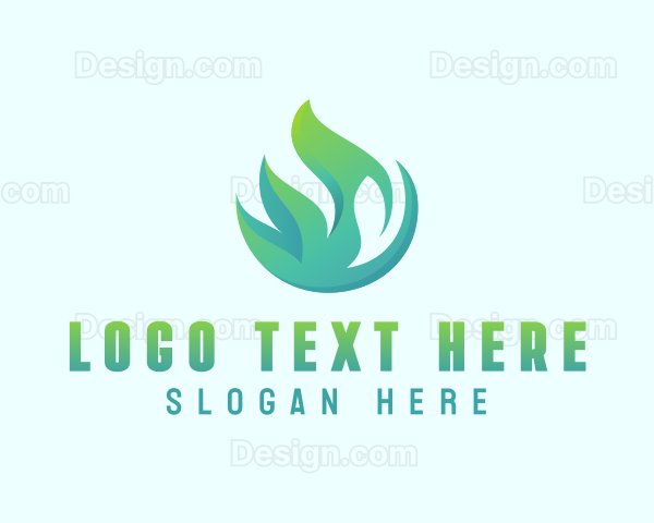 Natural Leaf Flame Logo