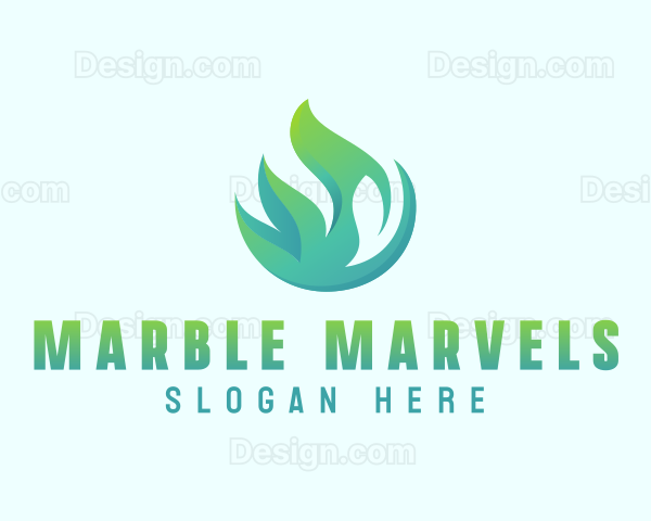 Natural Leaf Flame Logo