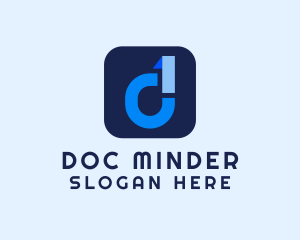 File Manager App Letter D logo