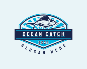 Fishing Hook Seafood logo