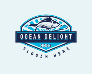 Fishing Hook Seafood logo