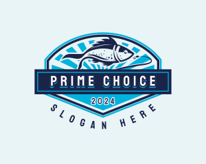 Fishing Hook Seafood logo design