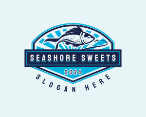 Fishing Hook Seafood logo