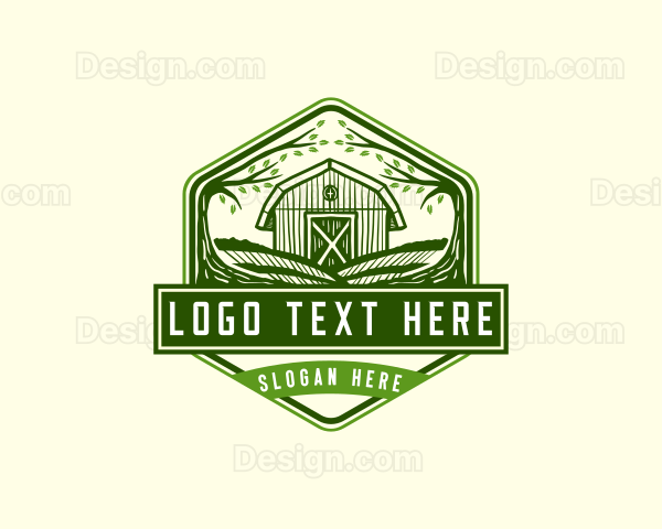 Agriculture Farming Barn Logo