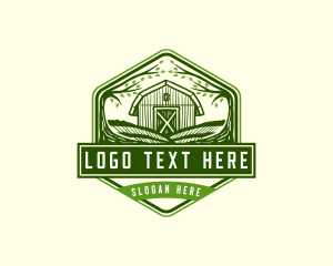 Agriculture Farming Barn Logo