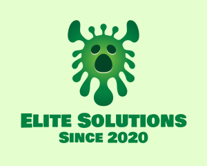 Green Virus Monster logo