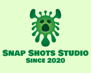 Green Virus Monster logo