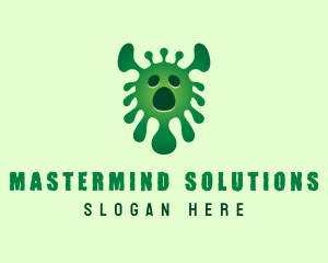 Bacteria Virus Monster Logo