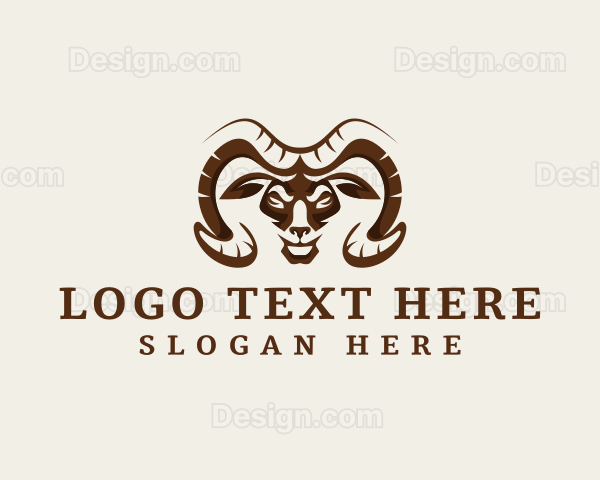 Wild Ram Horn Logo