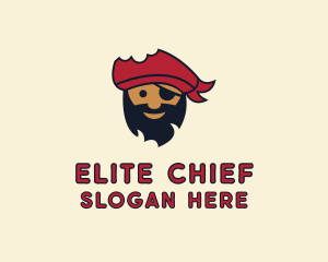 Pirate Sailor Cartoon logo