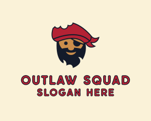 Pirate Sailor Cartoon logo