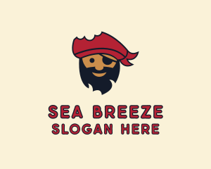 Pirate Sailor Cartoon logo