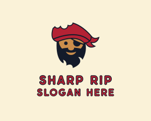 Pirate Sailor Cartoon logo