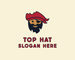 Pirate Sailor Cartoon logo design