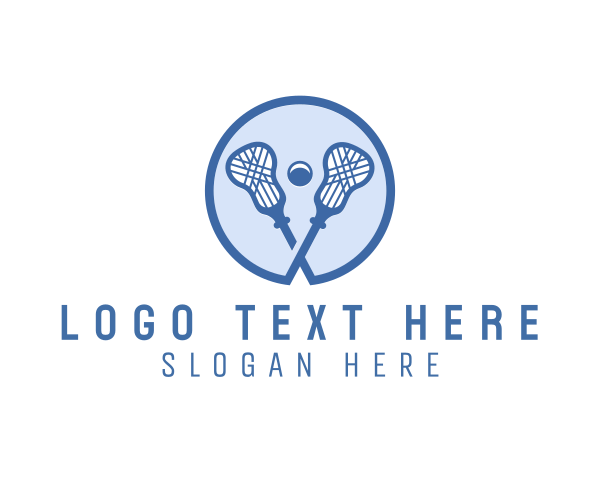 Lacrosse Stick logo example 3