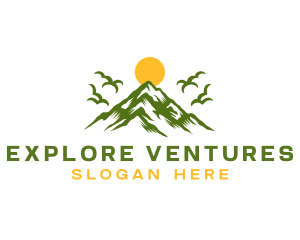 Mountain Destination Explorer logo design