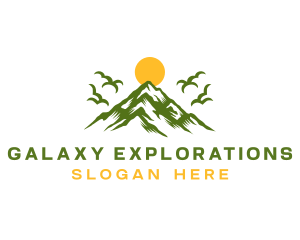 Mountain Destination Explorer logo design