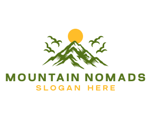 Mountain Destination Explorer logo design