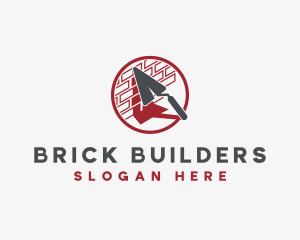 Masonry Trowel Bricks logo design