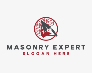 Masonry Trowel Bricks logo design