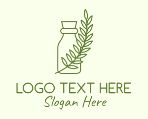 Natural Essential Oil Logo