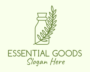 Natural Essential Oil logo design