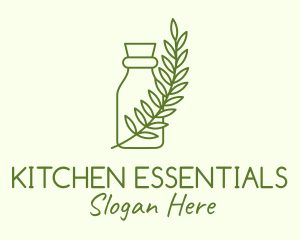 Natural Essential Oil logo design