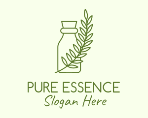 Natural Essential Oil logo design