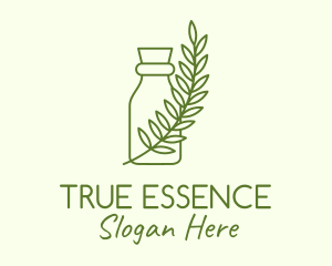 Natural Essential Oil logo design