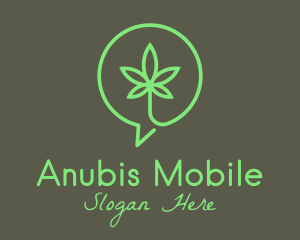 Cannabis Leaf Marijuana logo design