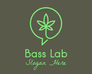 Cannabis Leaf Marijuana logo design