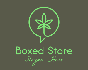 Cannabis Leaf Marijuana logo design