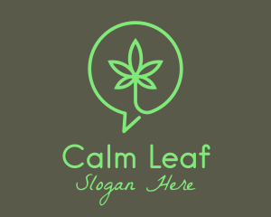 Cannabis Leaf Marijuana logo