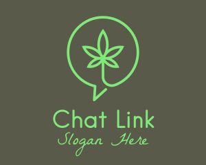 Cannabis Leaf Marijuana logo design