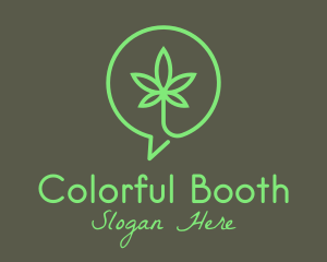 Cannabis Leaf Marijuana logo design