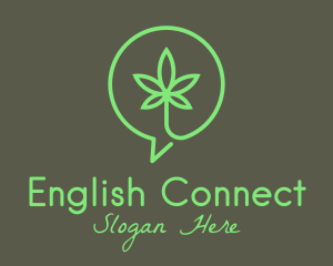 Cannabis Leaf Marijuana logo design