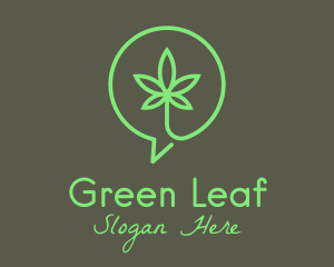 Cannabis Leaf Marijuana logo