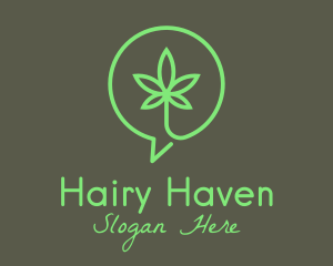 Cannabis Leaf Marijuana logo design