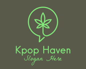 Cannabis Leaf Marijuana logo design